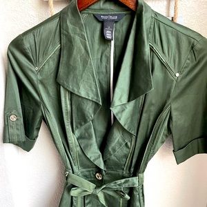 WHBM Olive Green Top